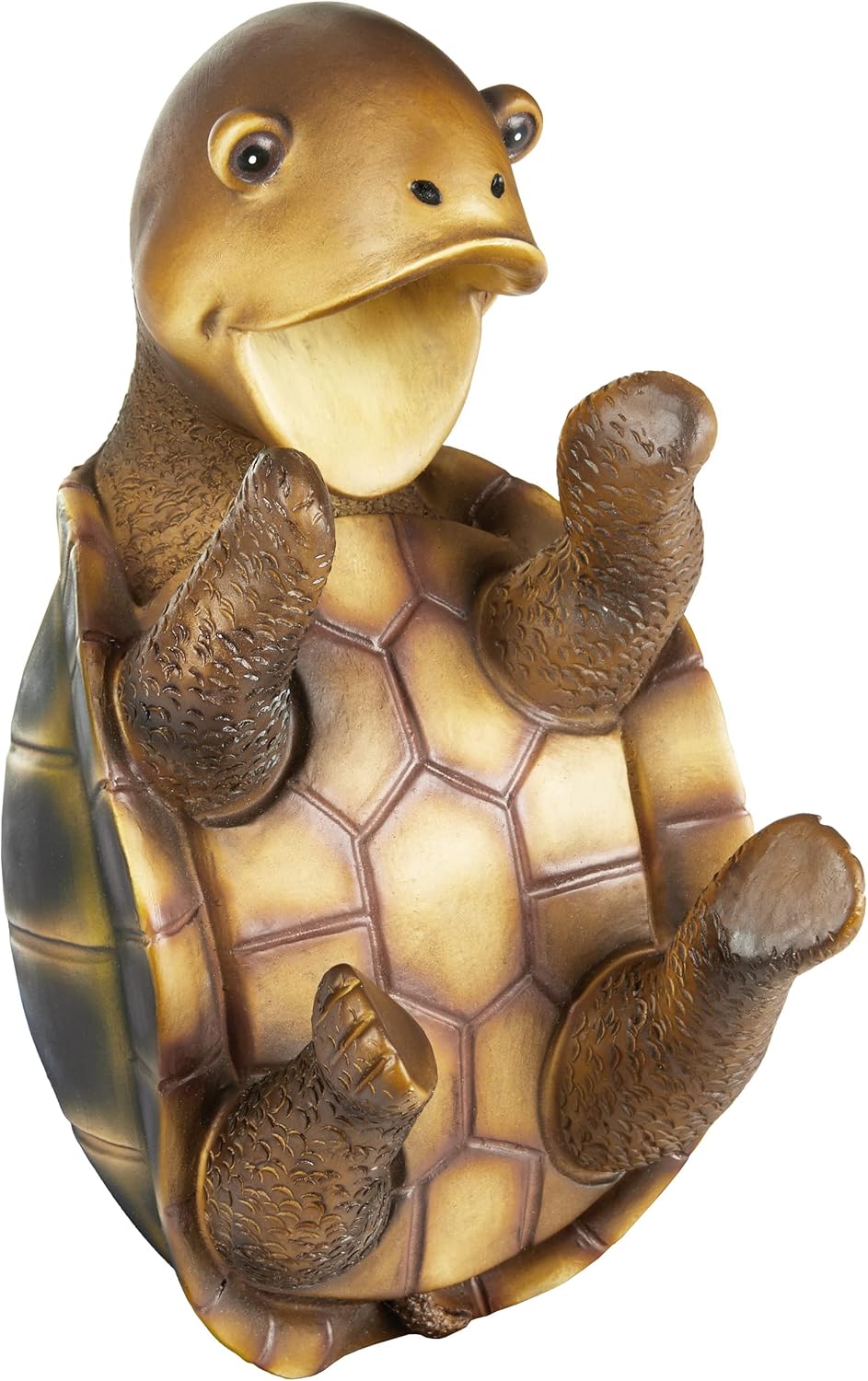 BRUBAKER Wine Bottle Holder Thirsty Turtle - Bottle Holder Drinking Animals - Bottle Stand Funny - Sea Turtle Decorative Figure Hand Painted Bar Wine Accessories - Funny Wine Gift